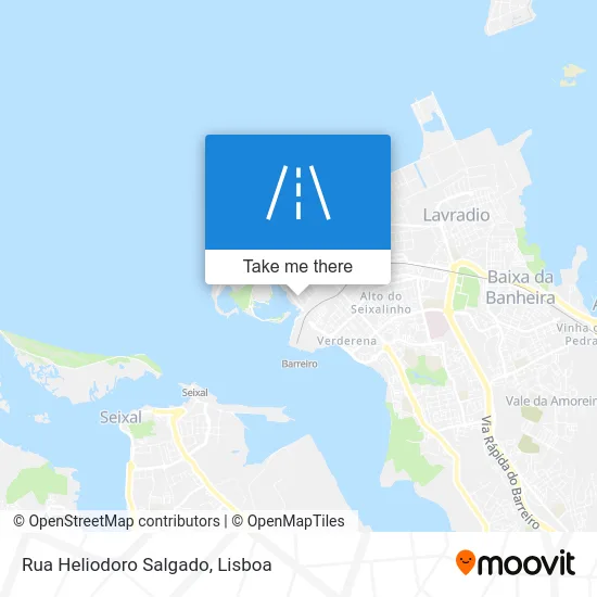 Rua Heliodoro Salgado map