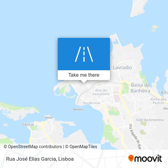 Rua José Elias Garcia map