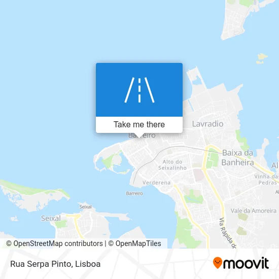 Rua Serpa Pinto map