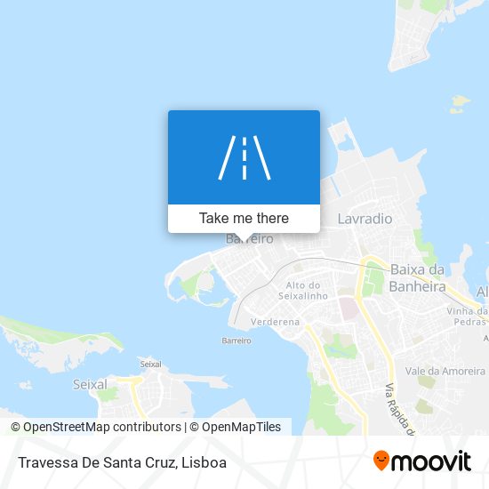 Travessa De Santa Cruz mapa