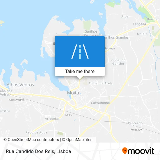 Rua Cândido Dos Reis map