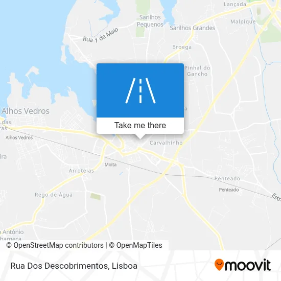 Rua Dos Descobrimentos map