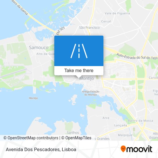 Avenida Dos Pescadores mapa
