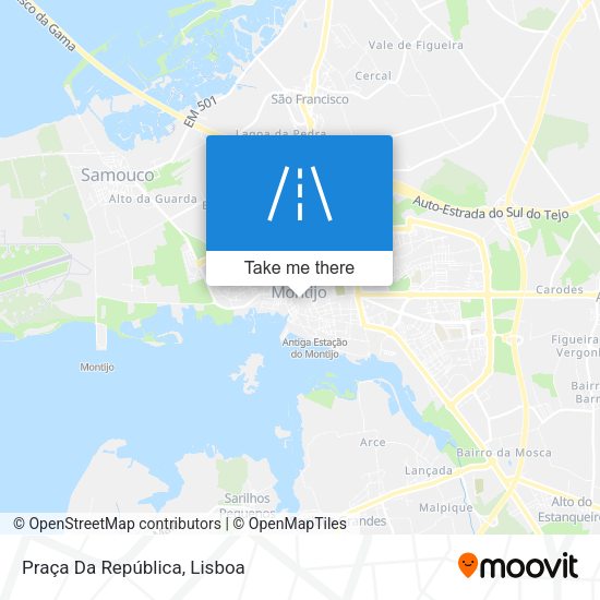 Praça Da República map