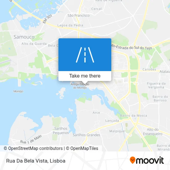 Rua Da Bela Vista map