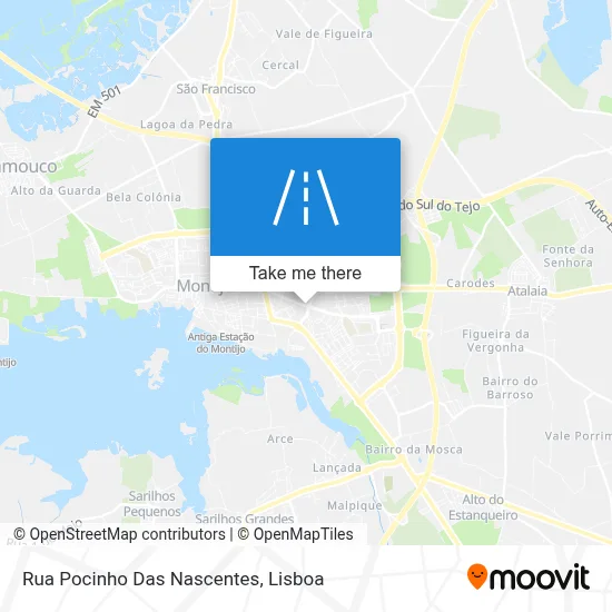 Rua Pocinho Das Nascentes map