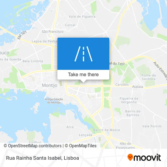 Rua Rainha Santa Isabel map