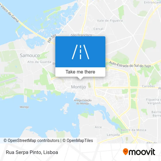 Rua Serpa Pinto map