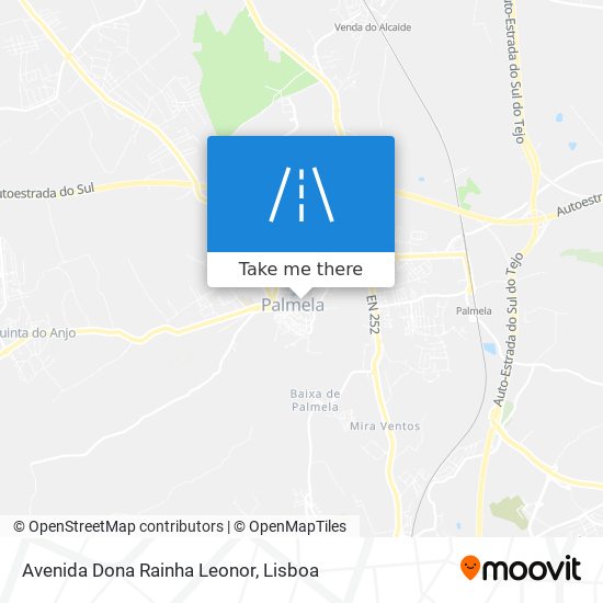 Avenida Dona Rainha Leonor mapa