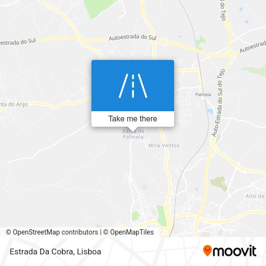 Estrada Da Cobra mapa
