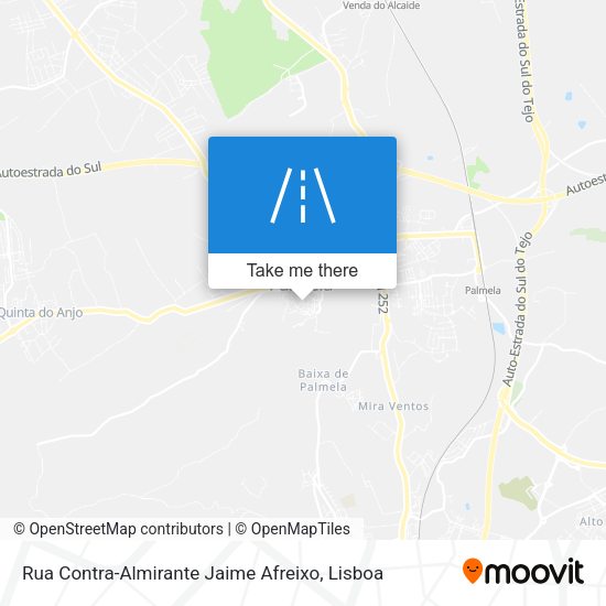 Rua Contra-Almirante Jaime Afreixo map
