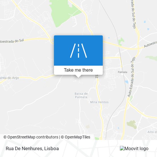 Rua De Nenhures mapa