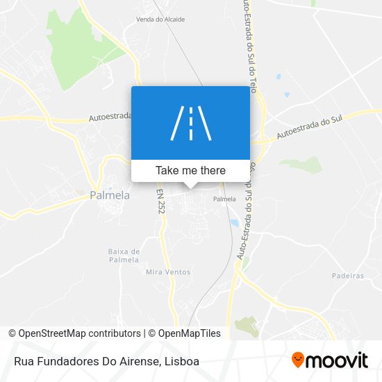 Rua Fundadores Do Airense map