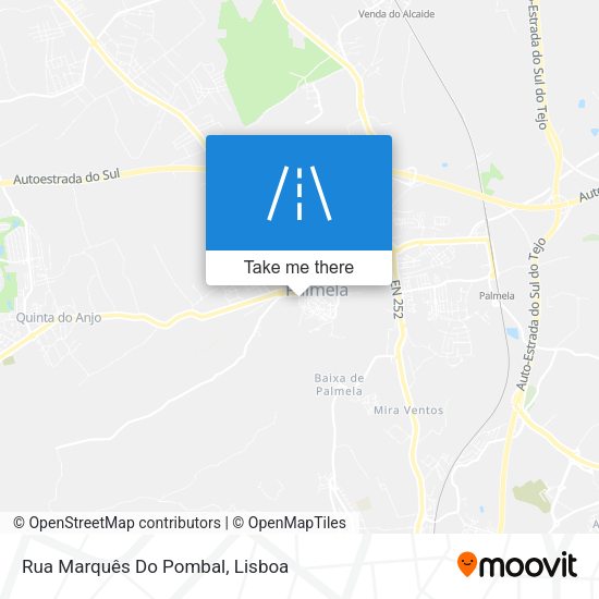 Rua Marquês Do Pombal mapa