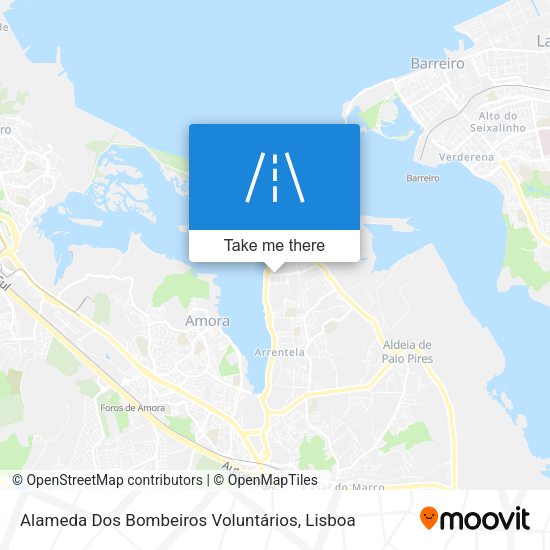 Alameda Dos Bombeiros Voluntários map