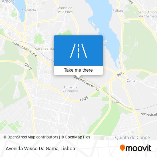 Avenida Vasco Da Gama map