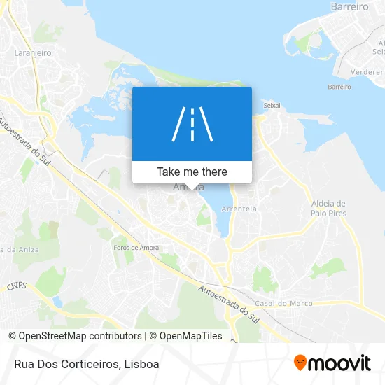 Rua Dos Corticeiros map