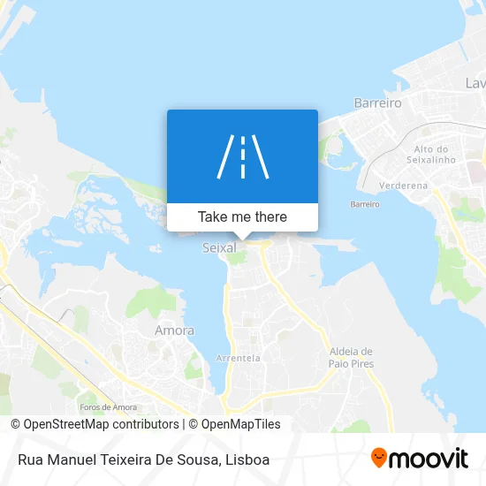 Rua Manuel Teixeira De Sousa map