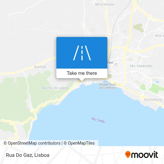 Rua Do Gaz map