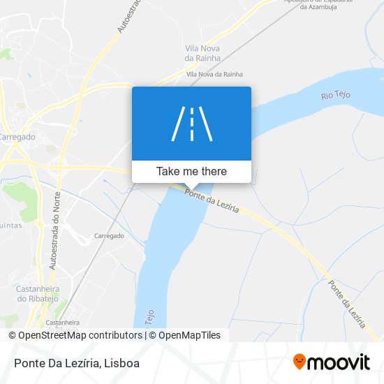 Ponte Da Lezíria mapa