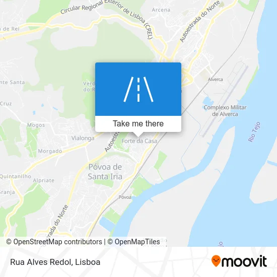 Rua Alves Redol map