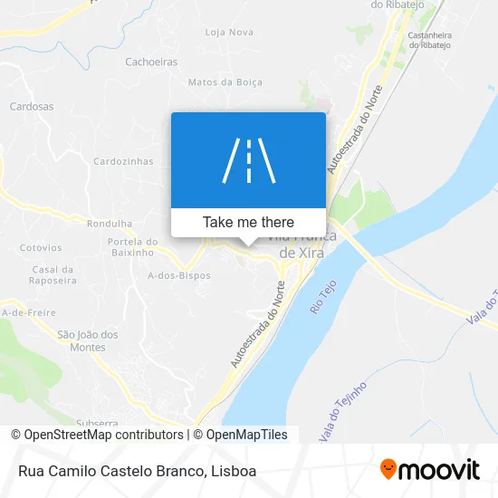 Rua Camilo Castelo Branco map