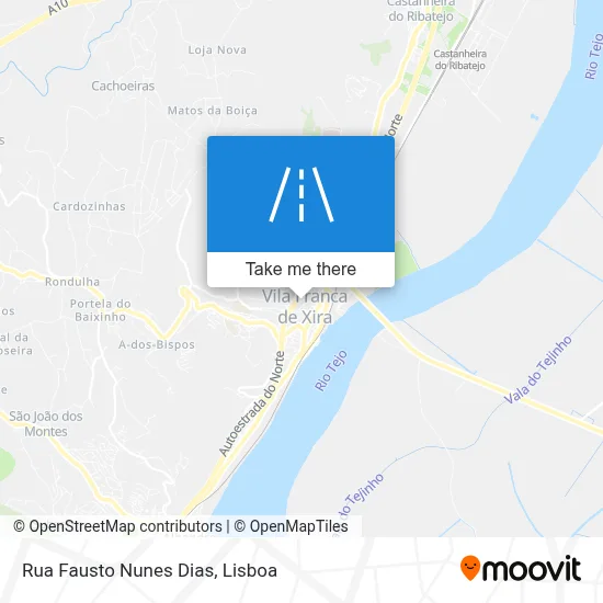 Rua Fausto Nunes Dias map