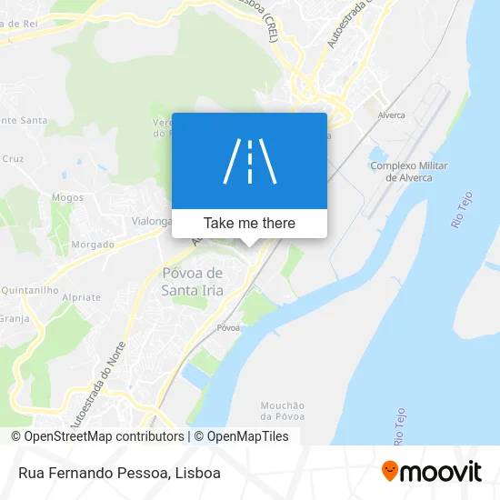 Rua Fernando Pessoa map