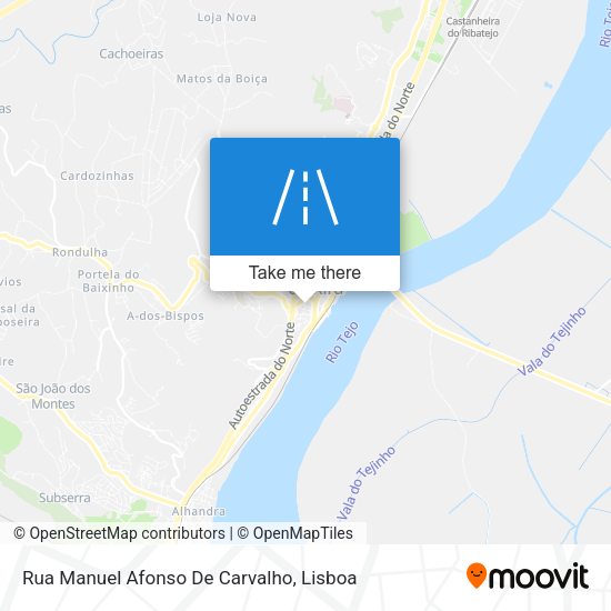 Rua Manuel Afonso De Carvalho map