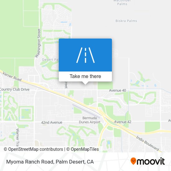 Myoma Ranch Road map