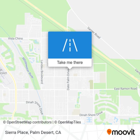 Sierra Place map