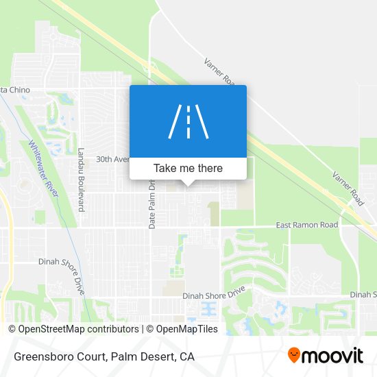 Greensboro Court map