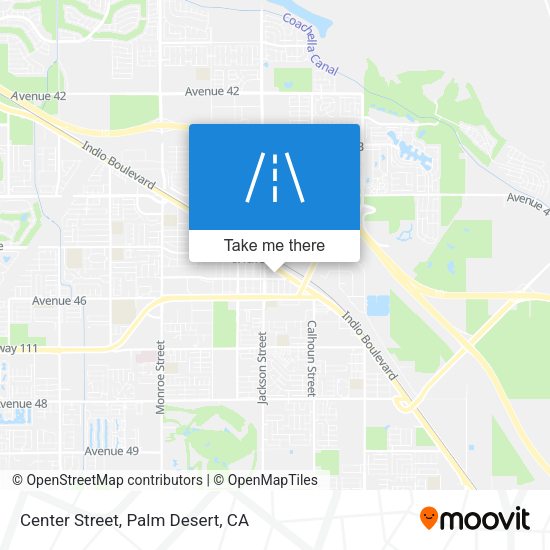 Mapa de Center Street