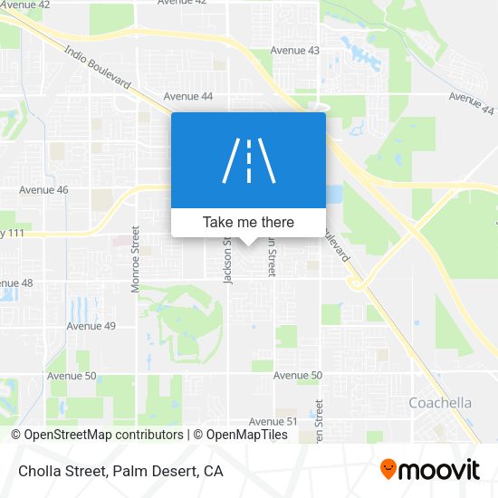 Cholla Street map