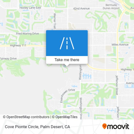 Cove Pionte Circle map