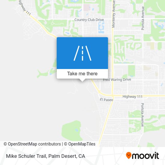 Mike Schuler Trail map
