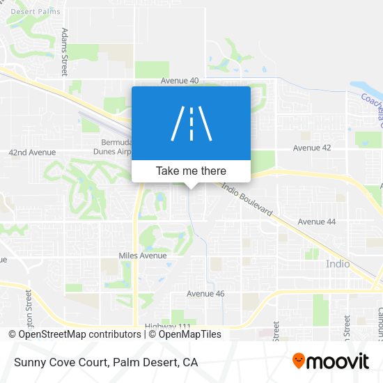 Sunny Cove Court map