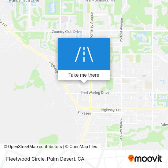 Fleetwood Circle map