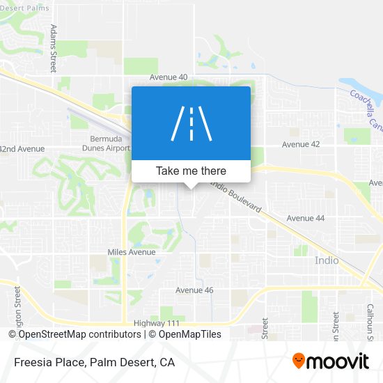 Freesia Place map