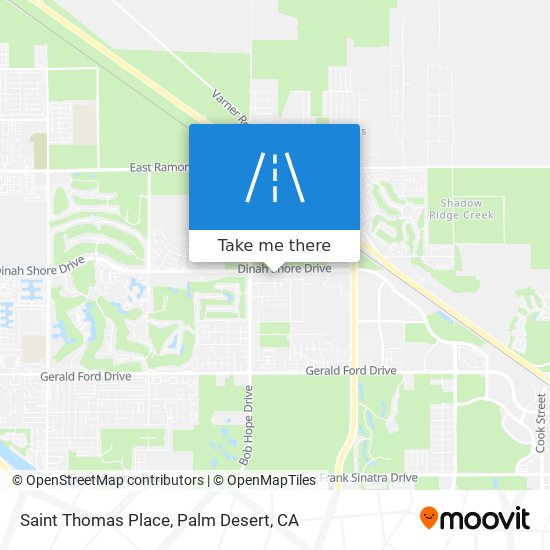 Saint Thomas Place map