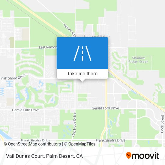 Vail Dunes Court map