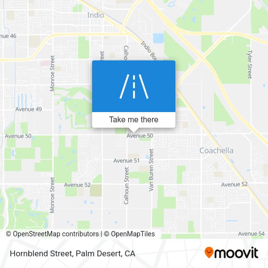 Hornblend Street map