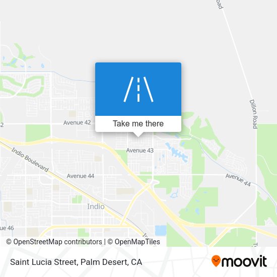 Mapa de Saint Lucia Street