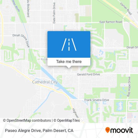 Paseo Alegre Drive map