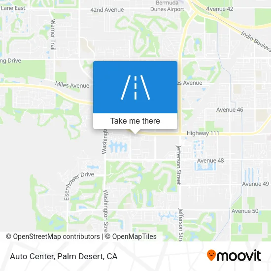 Auto Center map