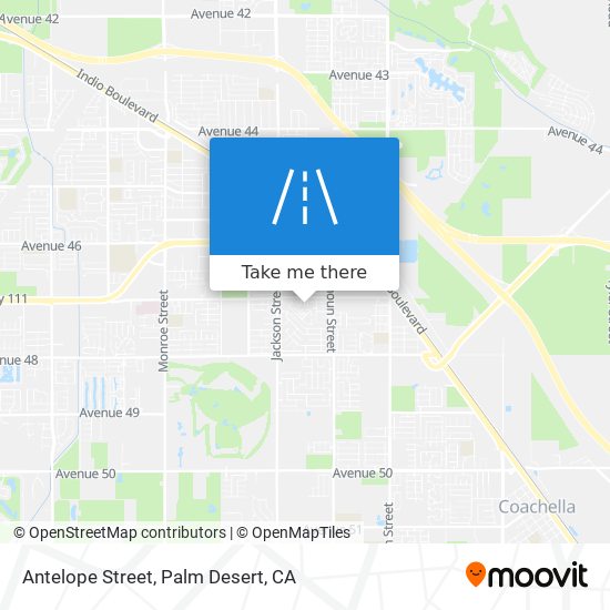 Antelope Street map