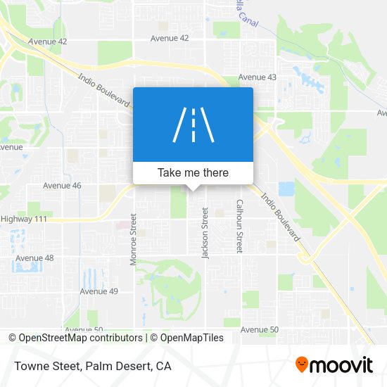 Mapa de Towne Steet