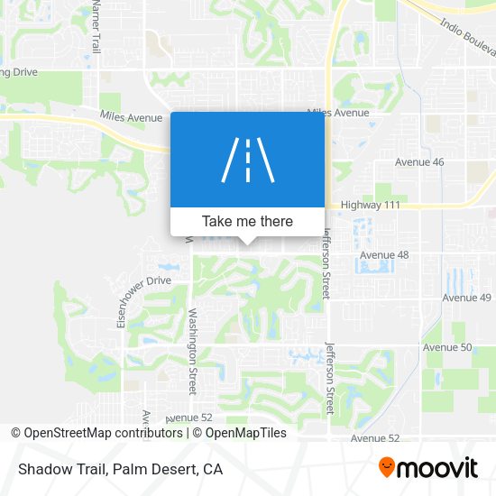 Shadow Trail map