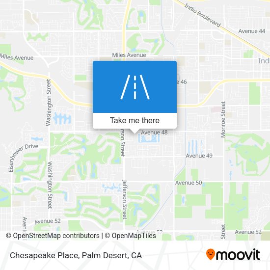 Chesapeake Place map
