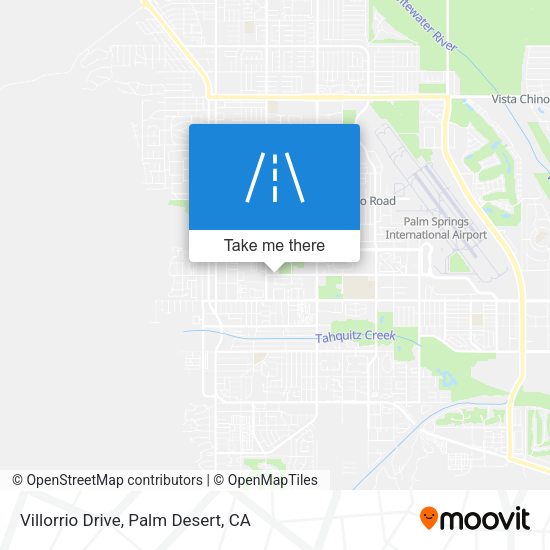 Villorrio Drive map